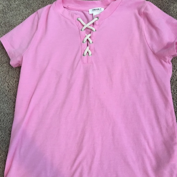 Pink tied shirt - Picture 1 of 2